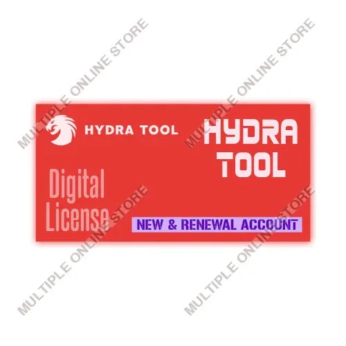 Hydra Tool Digital License for New & Renewal Account