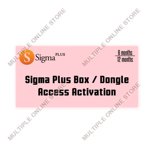 Sigma Plus Box / Dongle Access Activation