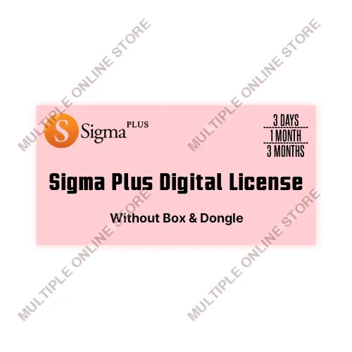 Sigma Plus Digital License