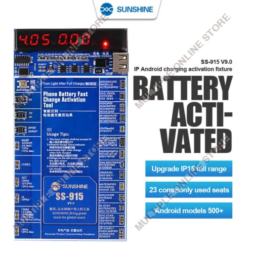 SUNSHINE SS-915 V9.0 Phone Battery Fast Change Activation Tool