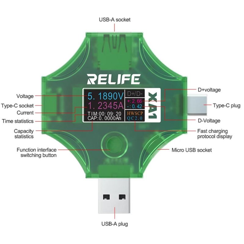 RELIFE XA1 Current & Voltage Multifunctional Tester