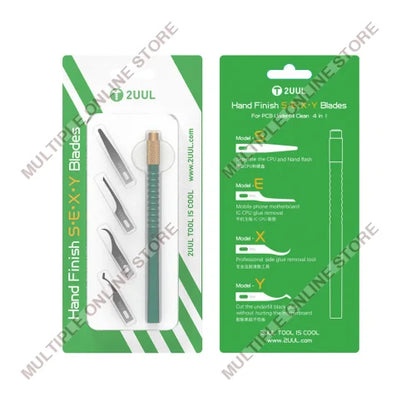 2UUL DA11 Hand Finish (S.E.X.Y) Blades for PCB Underfill Clean Set 4 in 1