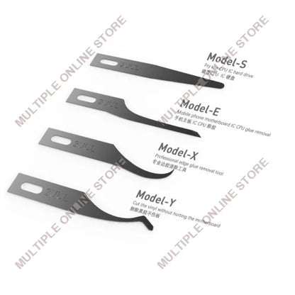 2UUL DA11 Hand Finish (S.E.X.Y) Blades for PCB Underfill Clean Set 4 in 1