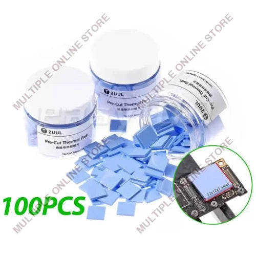 2UUL SC02 Pre-Cut Thermal Silicone Pads (100pcs)