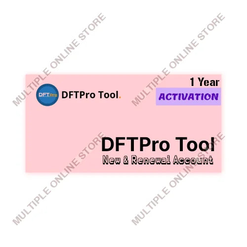 DFTPro Tool 1 Year Activation for New & Renewal Account