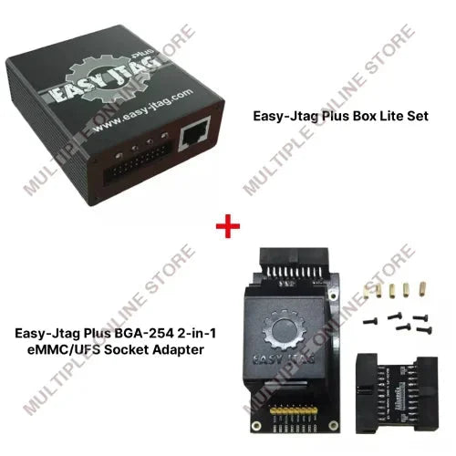 Easy-Jtag Plus Box Lite Set with Easy-Jtag Plus BGA-254 2-in-1 eMMC/UFS Socket Adapter