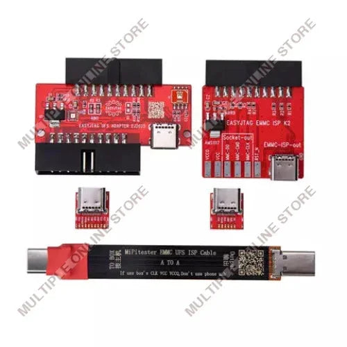 Easy Jtag UFS Adapter EJ2025 with Easy Jtag eMMC ISP K2 for Easy UFS (2-in-1, 3-in-1, 4-in-1, 6-in-1)