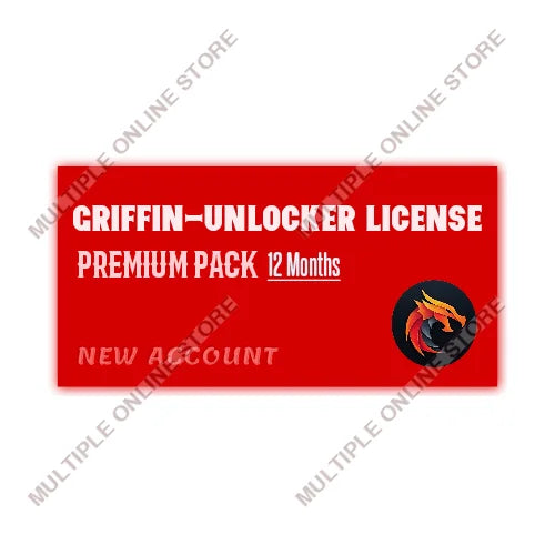 Griffin-Unlocker 12 Months License with Premium Pack for (New Account)