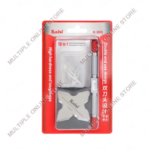 Kaisi K-310 Double End Use Design High Hardness & Toughness Blade Set 10 in 1