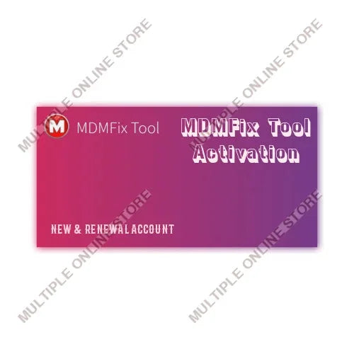 MDMFix Tool Activation for (New & Renewal Account)