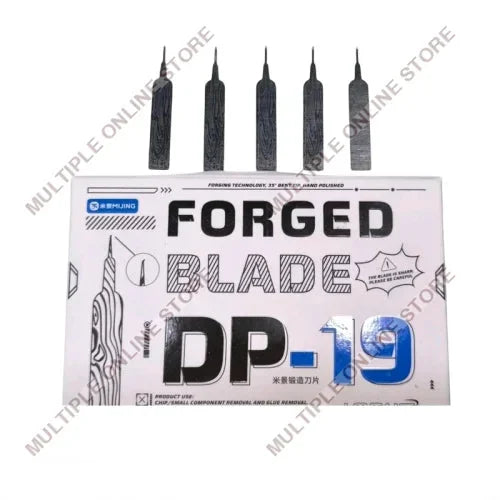 MIJING DP-19 Forged Blade Multifunctional 35 Bent Tip Hand Polished Set 5 in 1