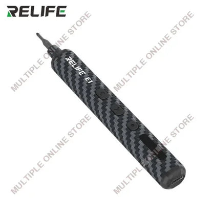 RELIFE E1 Carbon Fiber Electric Screwdriver Set with 12 Bits