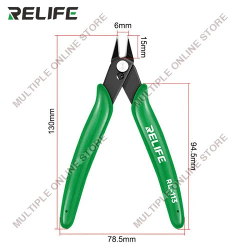 RELIFE RL-113 5-inch Precision Diagonal Cutting Pliers