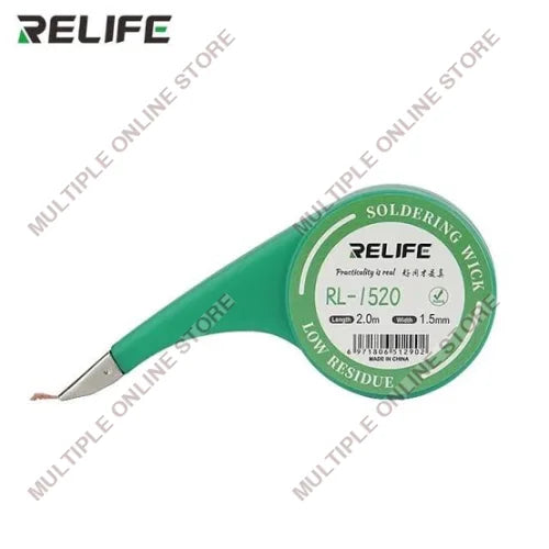 RELIFE RL-1520 Soldering Wick (L) 2.0M (W) 1.5MM