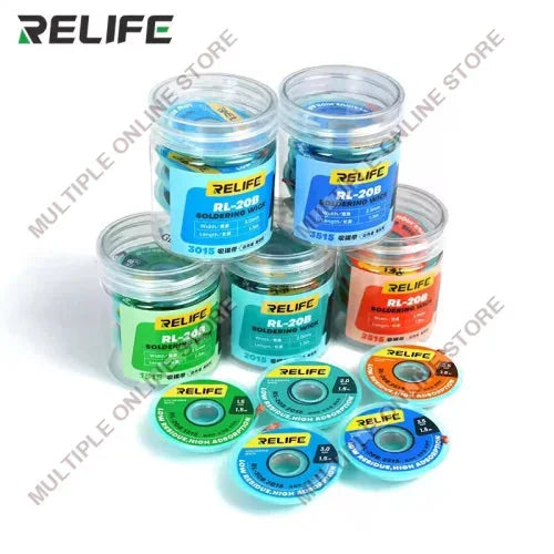 RELIFE RL-20B Soldering Wick (5pcs/Set)