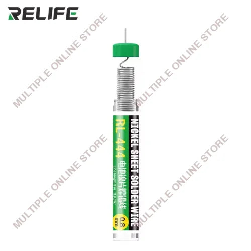 RELIFE RL-444 Nickel Sheet Solder Wire (D) 0.8MM