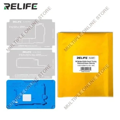 RELIFE RL-601T iPhone 16 Series Middle Board Tinning Platform (Fixture + Stencils)