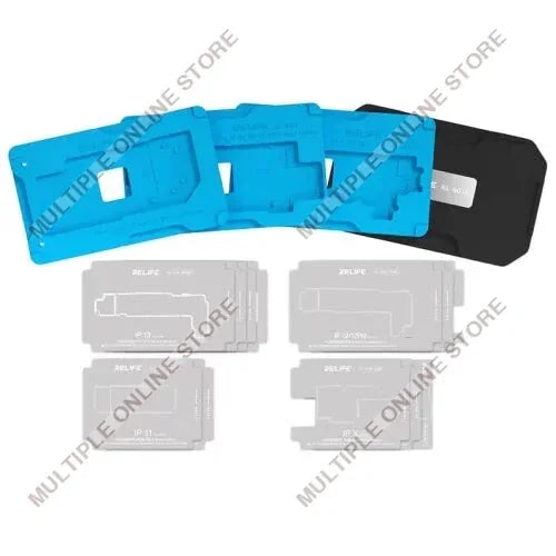 RELIFE RL-601T iPhone X to 14 Series Middle Board Tinning Platform (Fixture + Stencils)