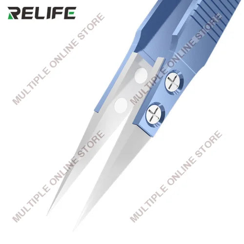 RELIFE RT-11E & RT-15E Precision Titanium Tweezer Set 2 in 1