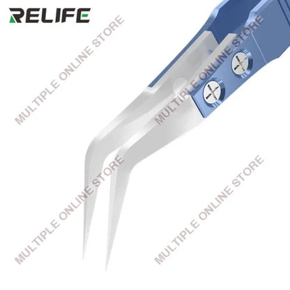 RELIFE RT-11E & RT-15E Precision Titanium Tweezer Set 2 in 1