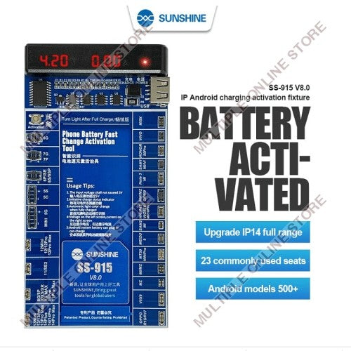 SUNSHINE SS-915 V8.0 Phone Battery Fast Change Activation Tool