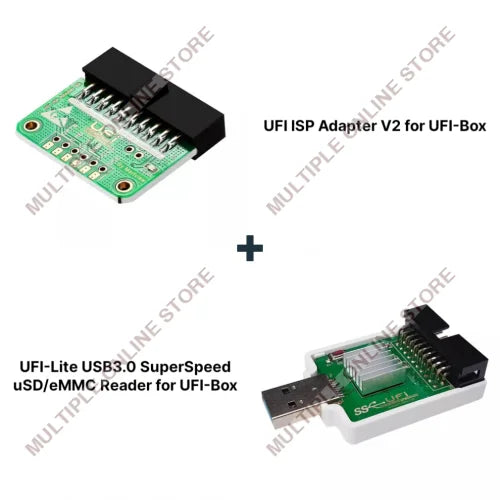 UFI ISP Adapter V2 with UFI-Lite USB3.0 SuperSpeed uSD/eMMC Reader for UFI-Box