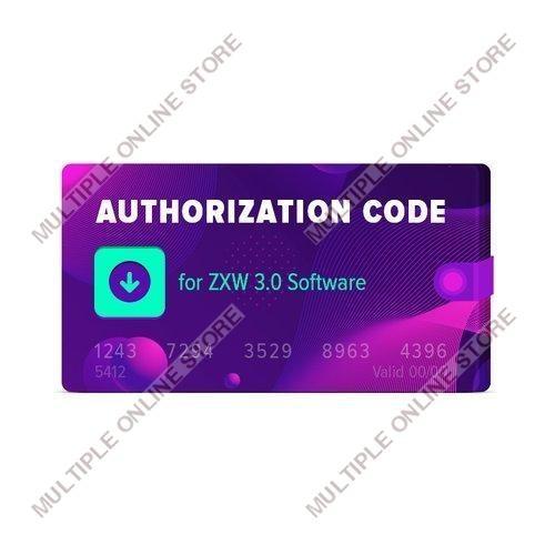 Authorization Code for ZXW Software - MULTIPLE ONLINE STORE