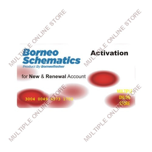 Borneo Schematics Activation for New & Renewal Account